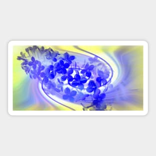 Blue Lilac Sticker